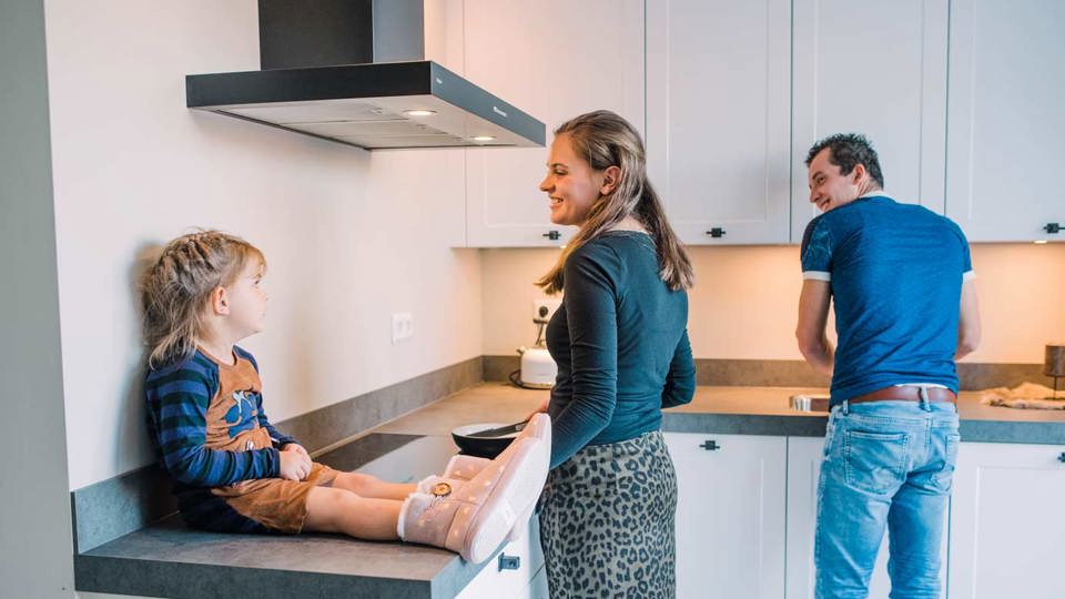 Tijdloze witte keuken Oosterland